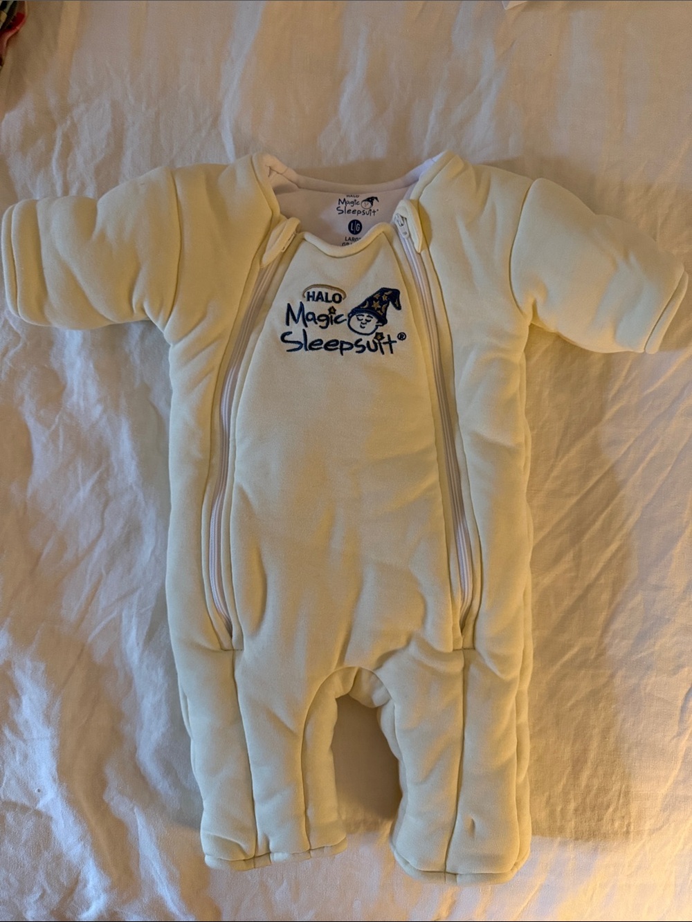 Halo Cream Yellow Magic Sleepsuit One-Piece Footed Sleepwear